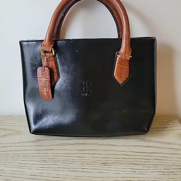 VINTAGE BELLE ROSE HAND PAGE PURSE WITH BUILT IN WALLET/ORGANIZER 11.5" X 8.5" - Picture 2 of 11